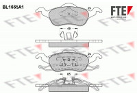 Juego de pastillas de freno BL1665A1 FTE