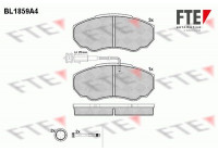 Juego de pastillas de freno BL1859A4 FTE
