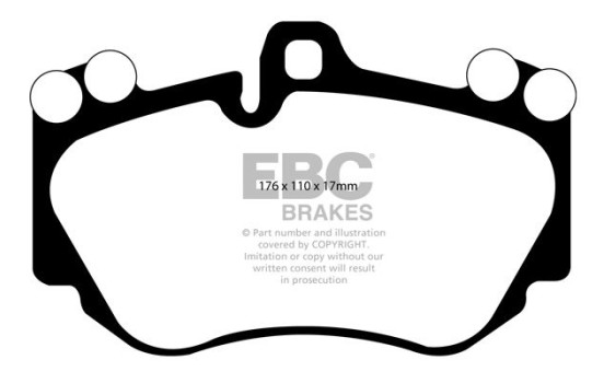 Juego de pastillas de freno Bluestuff DP51905NDX EBC, Imagen 5