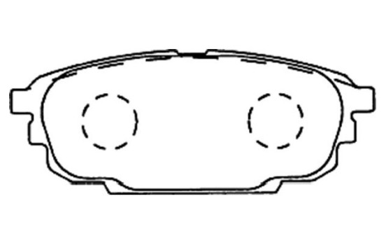 Juego de pastillas de freno BP-4553 Kavo parts