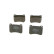 Juego de pastillas de freno BP1077 Bosch