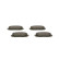 Juego de pastillas de freno BP1108 Bosch, Miniatura 4
