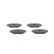 Juego de pastillas de freno BP1108 Bosch, Miniatura 5