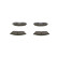 Juego de pastillas de freno BP1144 Bosch, Miniatura 3