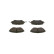 Juego de pastillas de freno BP1160 Bosch, Miniatura 3