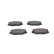 Juego de pastillas de freno BP1199 Bosch