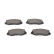 Juego de pastillas de freno BP1200 Bosch