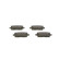 Juego de pastillas de freno BP1284 Bosch