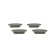 Juego de pastillas de freno BP1284 Bosch, Miniatura 2