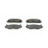 Juego de pastillas de freno BP1352 Bosch
