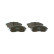Juego de pastillas de freno BP1493 Bosch