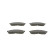 Juego de pastillas de freno BP161 Bosch, Miniatura 4