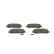 Juego de pastillas de freno BP1670 Bosch, Miniatura 4