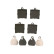 Juego de pastillas de freno BP260 Bosch, Miniatura 3