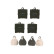 Juego de pastillas de freno BP260 Bosch, Miniatura 4