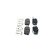 Juego de pastillas de freno BP2719 Bosch, Miniatura 5