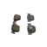 Juego de pastillas de freno BP401 Bosch, Miniatura 4