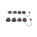 Juego de pastillas de freno BP402 Bosch, Miniatura 3