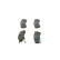 Juego de pastillas de freno BP544 Bosch, Miniatura 4
