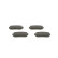 Juego de pastillas de freno BP593 Bosch, Miniatura 5