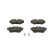 Juego de pastillas de freno BP607 Bosch