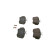 Juego de pastillas de freno BP607 Bosch, Miniatura 2