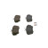 Juego de pastillas de freno BP607 Bosch, Miniatura 4