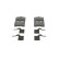 Juego de pastillas de freno BP644 Bosch