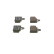 Juego de pastillas de freno BP669 Bosch, Miniatura 2