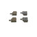 Juego de pastillas de freno BP669 Bosch, Miniatura 4
