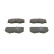Juego de pastillas de freno BP715 Bosch