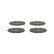 Juego de pastillas de freno BP730 Bosch, Miniatura 3