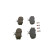 Juego de pastillas de freno BP755 Bosch, Miniatura 4