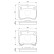 Juego de pastillas de freno BP799 Bosch, Miniatura 6