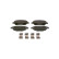 Juego de pastillas de freno BP926 Bosch