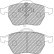 Juego de pastillas de freno DS Performance FDS1323 Ferodo Racing, Miniatura 5