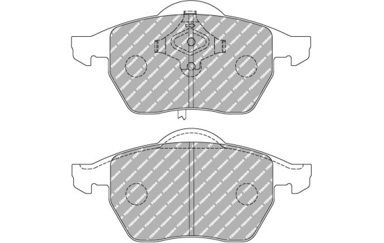Juego de pastillas de freno DS Performance FDS1323 Ferodo Racing, Imagen 5