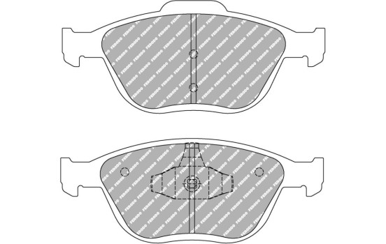 Juego de pastillas de freno DS Performance FDS1568 Ferodo Racing, Imagen 5