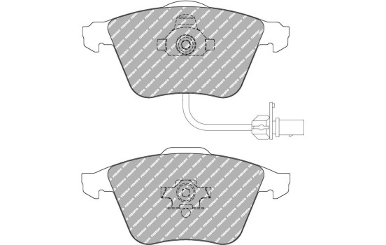 Juego de pastillas de freno DS Performance FDS1629 Ferodo Racing, Imagen 5