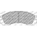 Juego de pastillas de freno DS Performance FDS765 Ferodo Racing, Miniatura 6