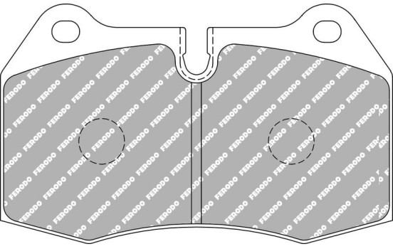 Juego de pastillas de freno DS2500 FCP1561H Ferodo Racing, Imagen 5