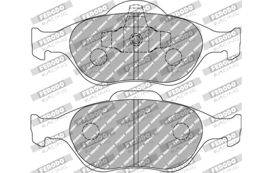 Juego de pastillas de freno DS3000 FCP1394R Ferodo Racing, Imagen 6
