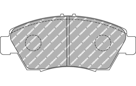 Juego de pastillas de freno DS3000 FCP776R Ferodo Racing, Imagen 5
