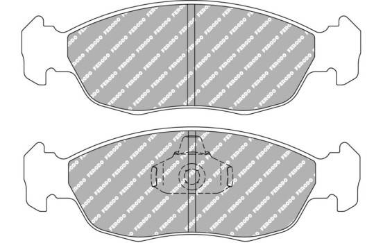 Juego de pastillas de freno DS3000 FCP876R Ferodo Racing, Imagen 5