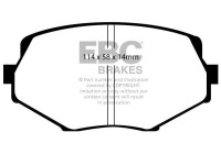 Juego de pastillas de freno EBC Ultimax2 DP1002