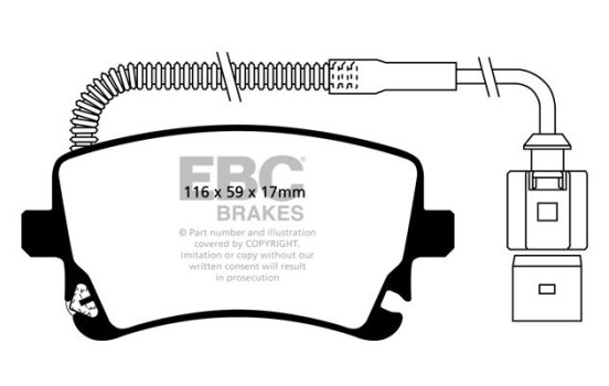 Juego de pastillas de freno EBC Ultimax2 DP1470, Imagen 2