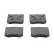 Juego de pastillas de freno FDB167 Ferodo, Miniatura 2