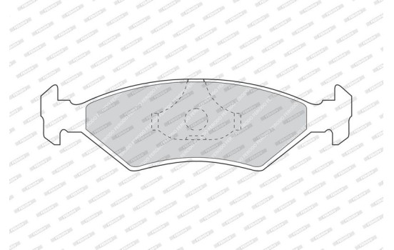 Juego de pastillas de freno FDB206 Ferodo, Imagen 4