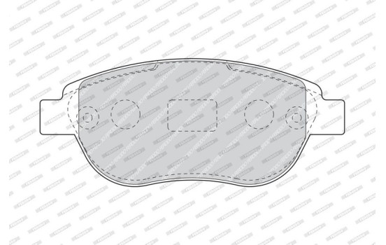 Juego de pastillas de freno FDB5028 Ferodo, Imagen 2