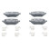 Juego de pastillas de freno, freno de disco 13.0460-2669.2 ATE, Miniatura 2
